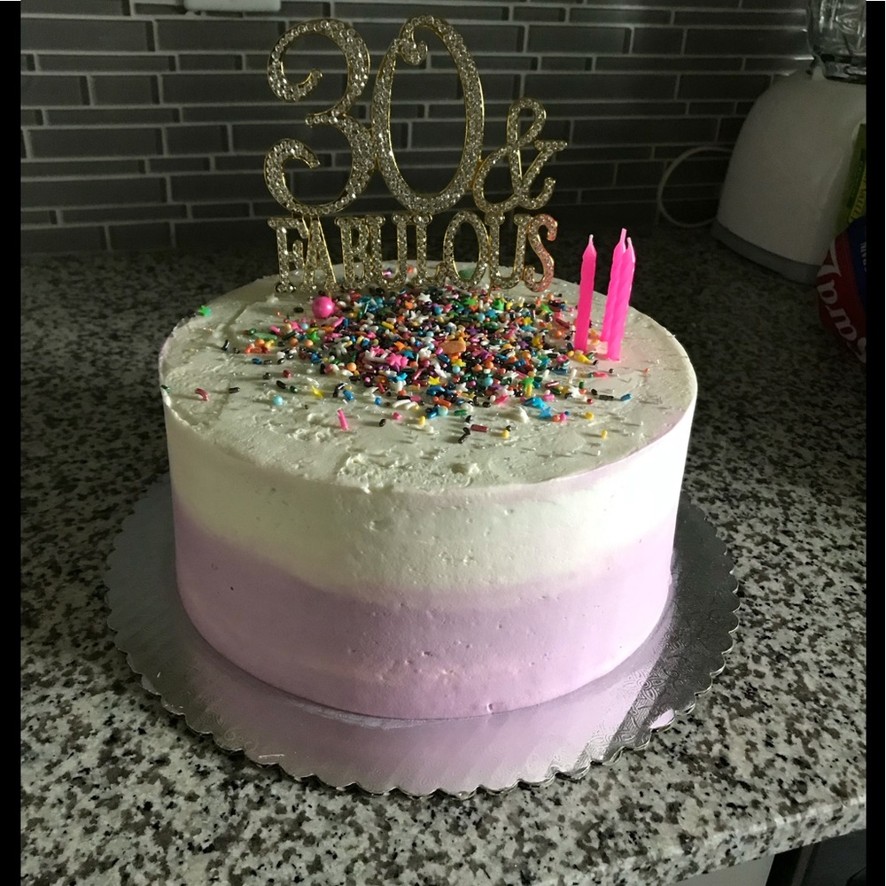 30& Fabulous Cake Topper